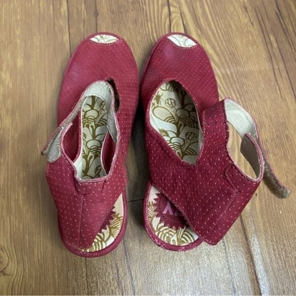 Fly London Yala Wedge Heels Shoes Sandal Women Size 8 - Picture 4 of 9